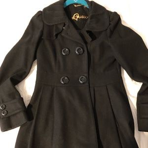 Guess peplum pea coat
